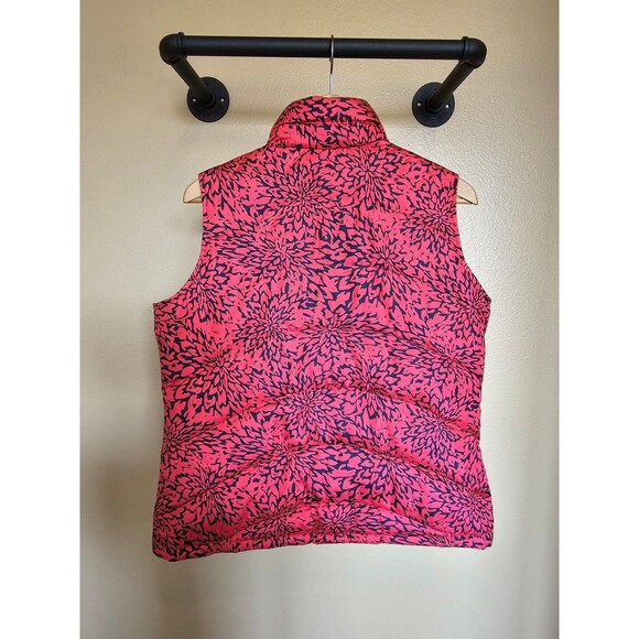 Land's End coral and navy vest women's size small - Picture 5 of 6